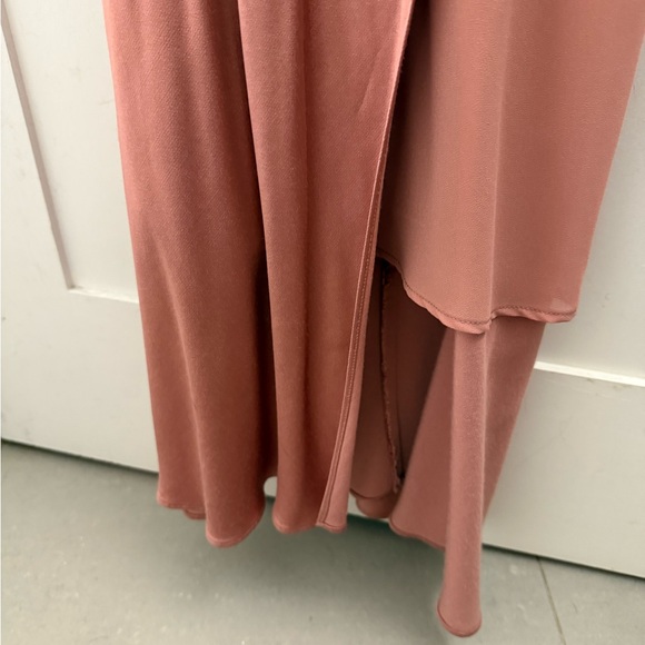 Asymmetrical Shona Joy Antique Rose Dress - Picture 5 of 7